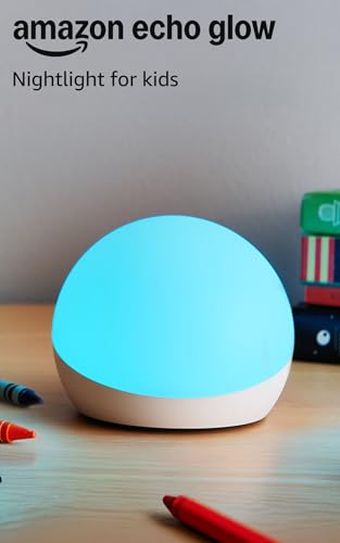 Amazon Echo Glow (newest model), Night light for kids, Works with Alexa