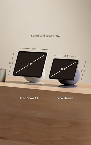 Amazon Echo Show 11 (newest model), Vibrant Full-HD 11" display with more viewing area and spatial audio, Designed for Alexa+, Glacier White