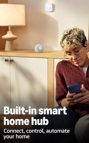 Amazon Echo Dot Max (newest model), Alexa speaker with room-filling sound and nearly 3x bass, Great for living rooms and medium-sized spaces, Designed for Alexa+, Amethyst
