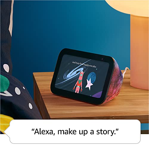 Amazon Echo Show 5 Kids (newest model), Designed for kids, Designed for Alexa+, parental controls, Includes 1 year of Amazon Kids+, Galaxy