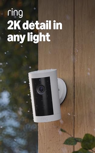Ring Outdoor Cam Plus Battery – 2K Wide-Angle, Night Vision