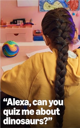 Amazon Echo Dot Kids (newest model), Smart speaker to enjoy age-appropriate audiobooks, interactive games and Alexa+ experiences to create and learn, Dragon design