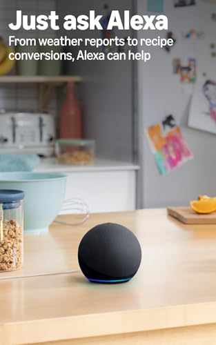 Amazon Echo Dot (newest model) - Vibrant sounding speaker, Designed for Alexa+, Great for bedrooms, dining rooms and offices, Charcoal