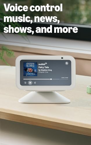Amazon Echo Show 5 (newest model), Smart display, Designed for Alexa+, 2x the bass and clearer sound, Cloud Blue