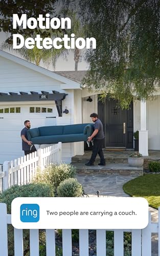 Ring Battery Doorbell (newest model) — Retinal 2K with wide-angle video, up to 6x Enhanced Zoom, Two-Way Talk, and Built-In Battery, Speckled Gray