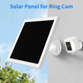 Ring Camera Solar Panel Charger, Compatible with Spotlight Plus/Pro, Stick Up Outdoor Cam Battery, 10ft Long Cable with USB-C to Ring Barrel Plug Adapter (1Pack)